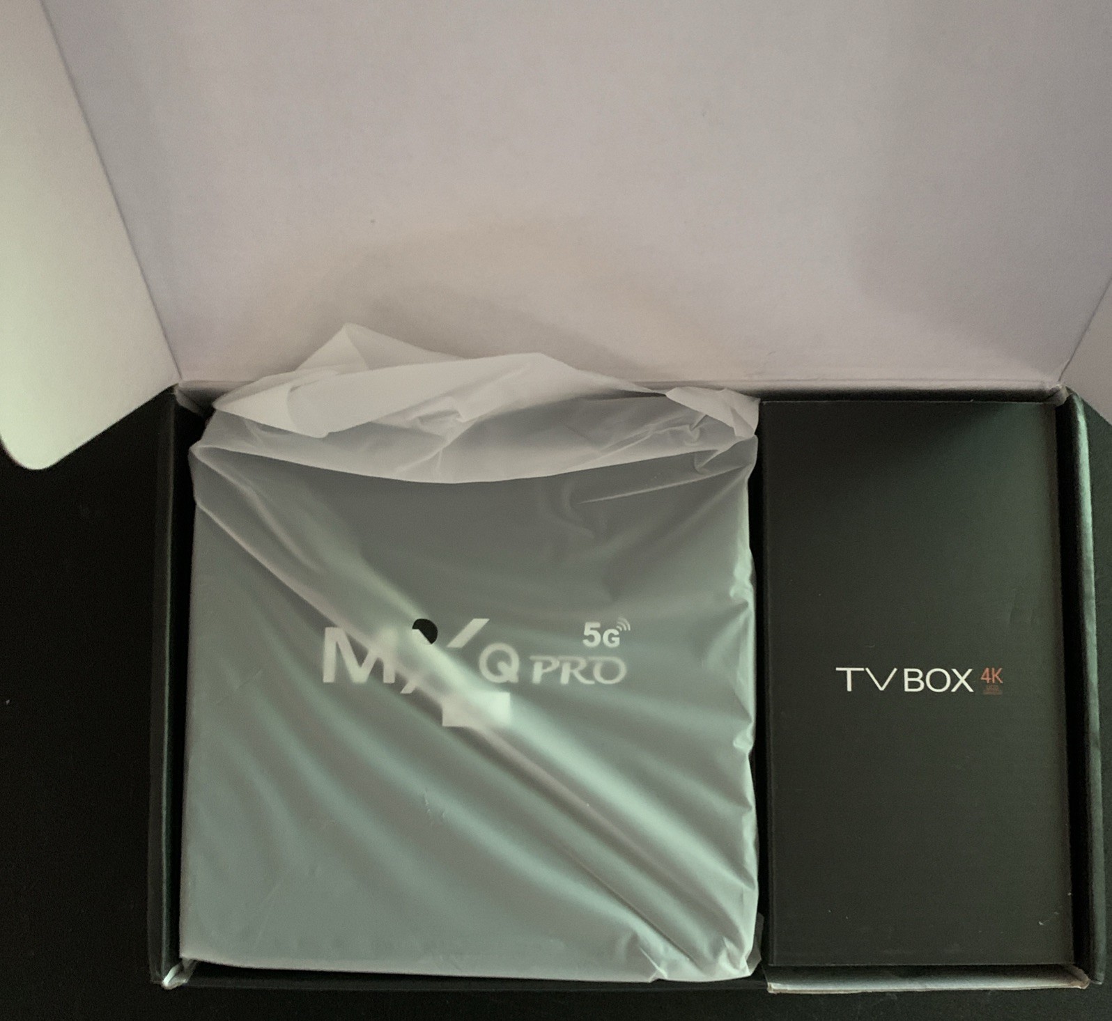 MXQ Pro 4K Android TV Box 64 Bit Quad Core Hevc H.265 4K UCD Netflix Wi-Fi HDMI.