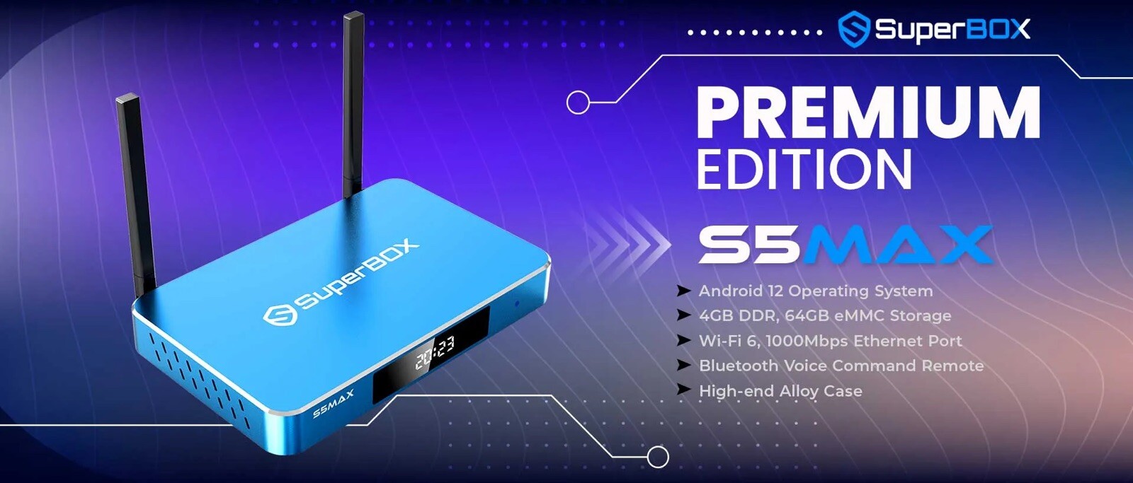 SuperBox S5 Max, Authorized Distributor, Newest Version Fast Free Priority Ship,