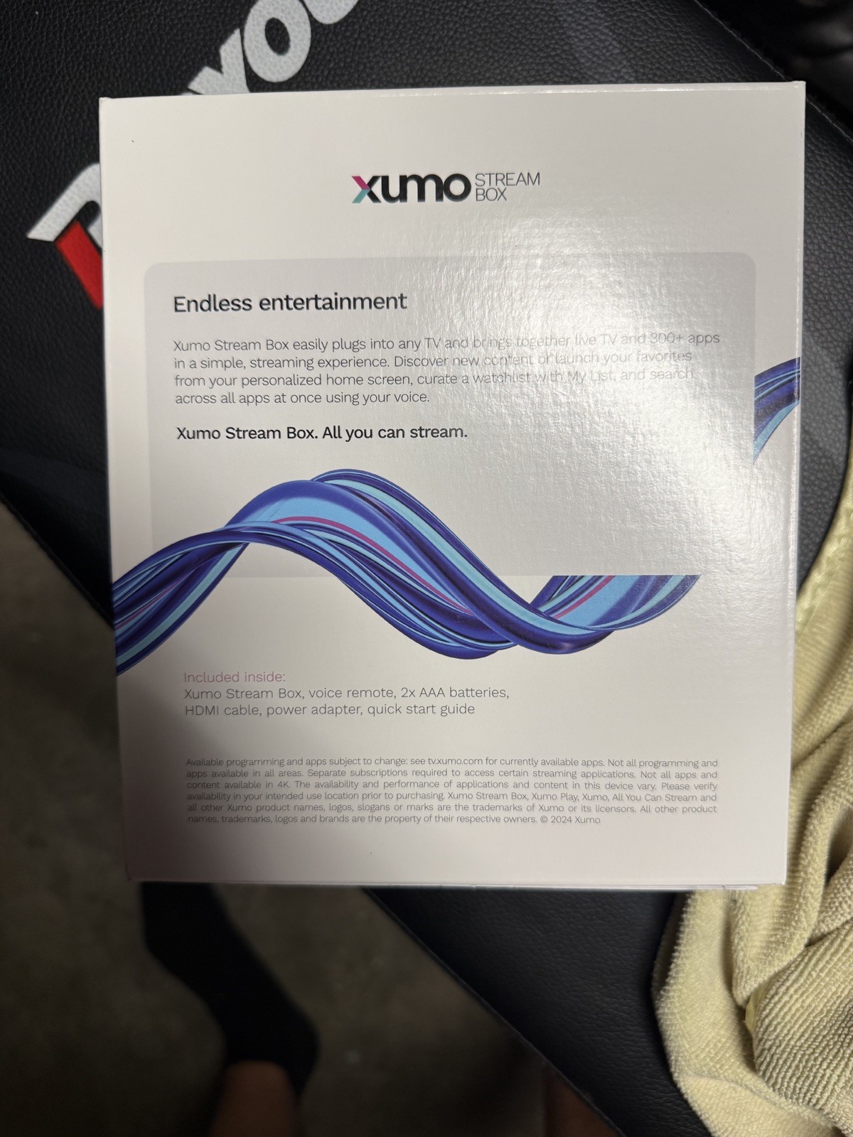 Xumo Stream Box 4K UHD Streaming Device Version 1.1 ESST11AEI