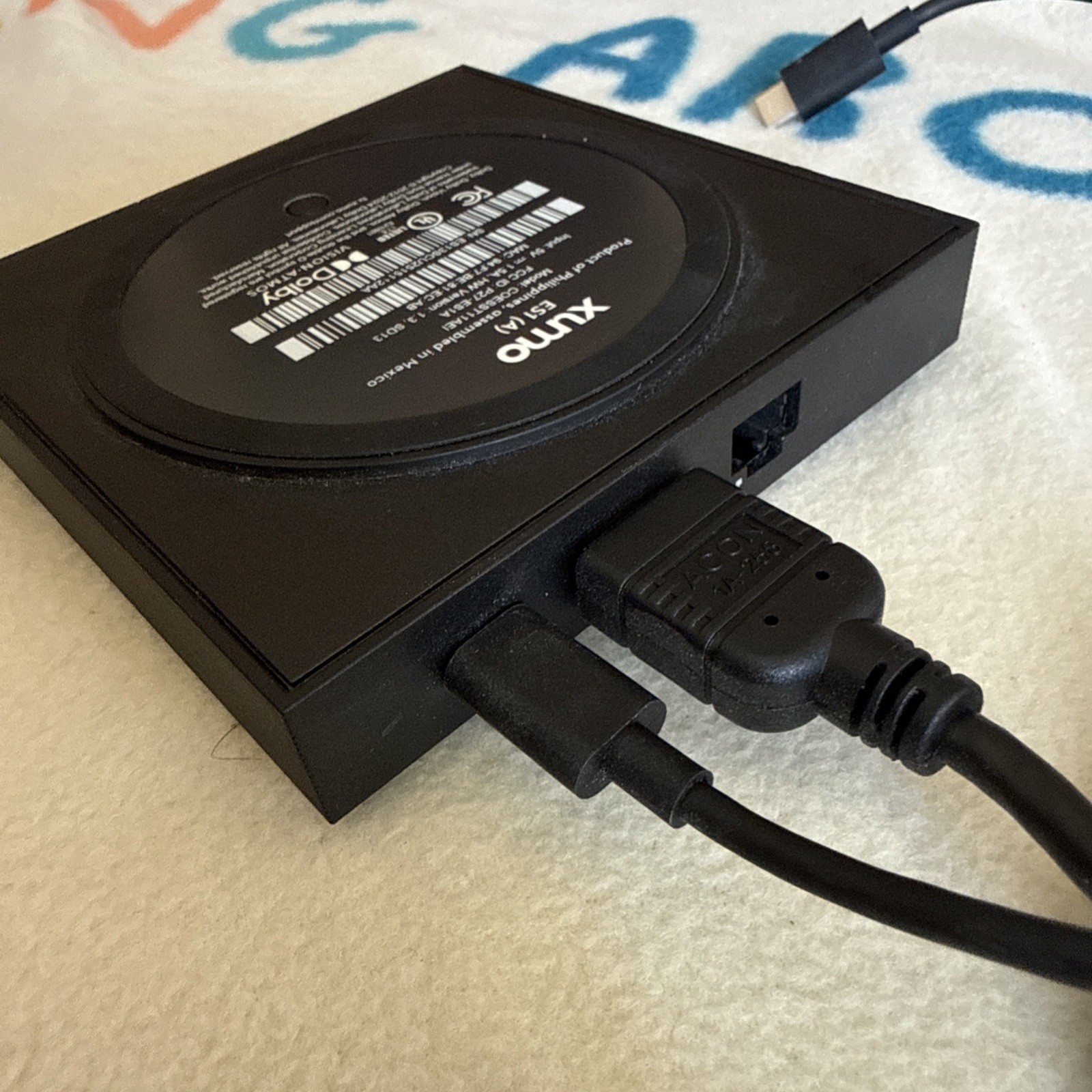 Xumo ES1 (A) 4K Streaming Box with Power WITH REMOTE | TESTED & WORKING