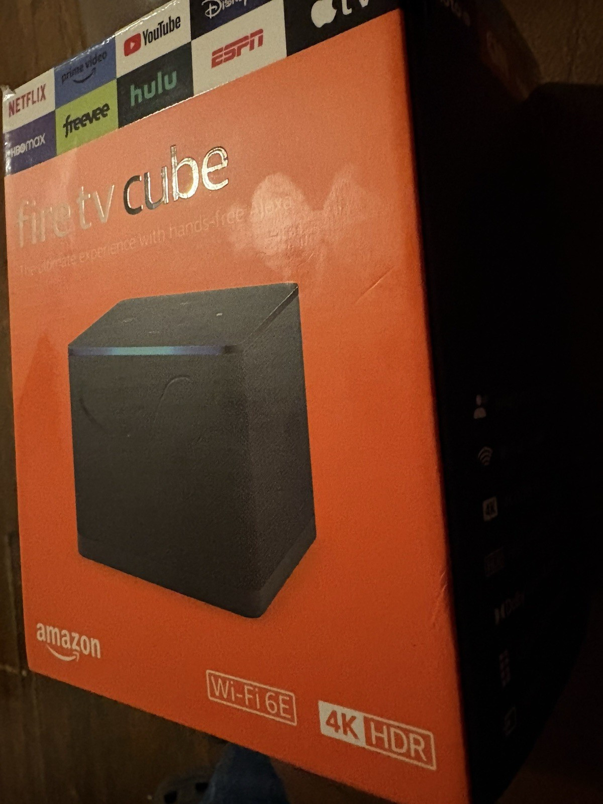 Amazon Fire TV Cube 3rd Gen-Alexa Wi-Fi 6E 4K Ultra HD (Open Box)
