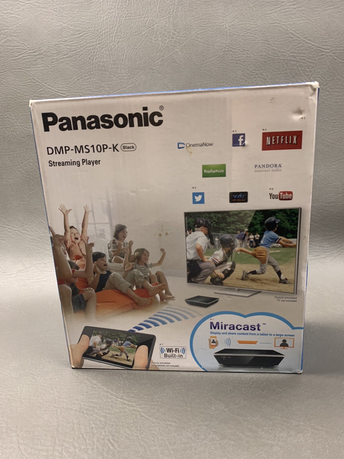 Panasonic Black DMP-MS10P Digital HD Streaming Player