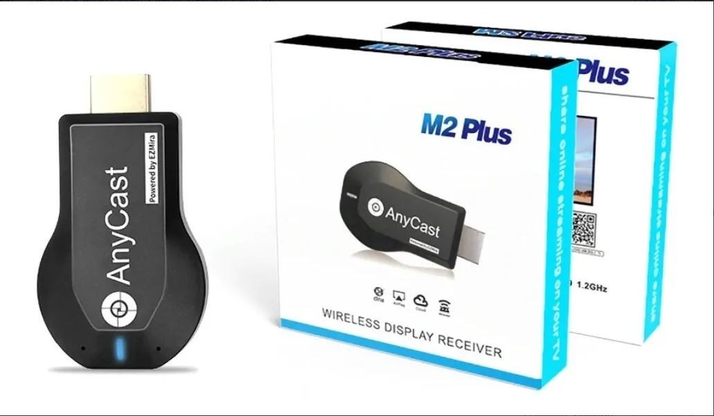 Anycast M2 Plus WiFi Display Dongle Receiver 1080p HDMI TV DLNA Airplay Miracast