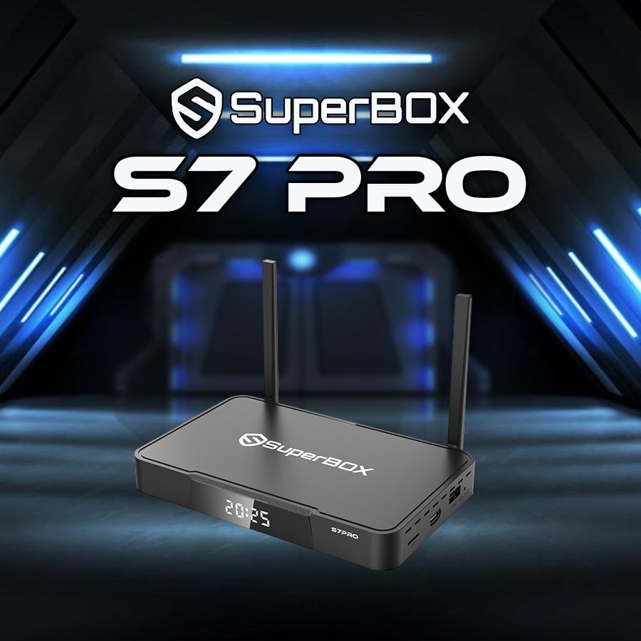 Streaming Box with all channel 2026Superbox S7PRO VS VSEEBOX V6PRO Media Player