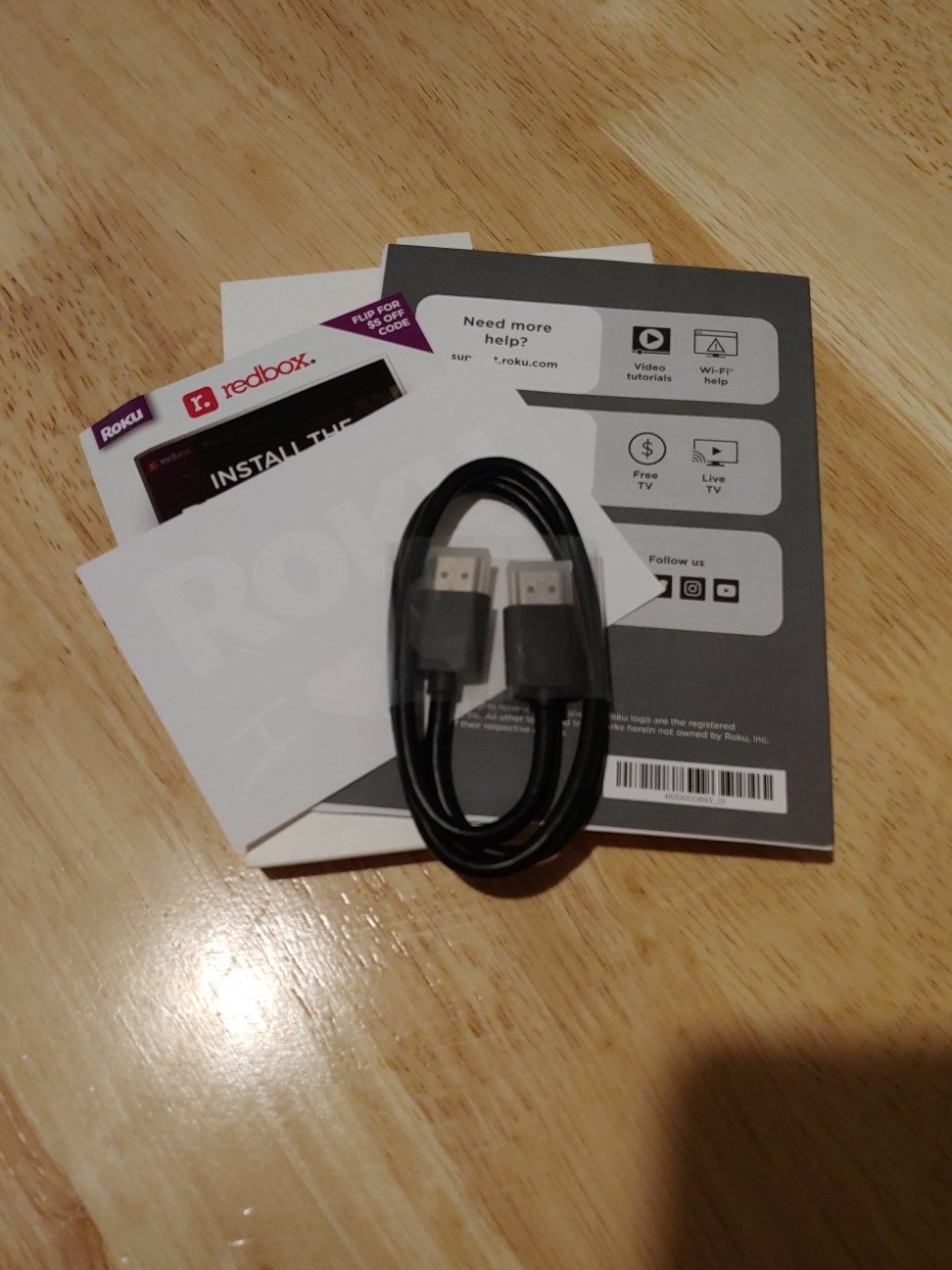 Roku Premiere 4K HDR Streaming Media Player with HDMI Cable & Remote – CIB