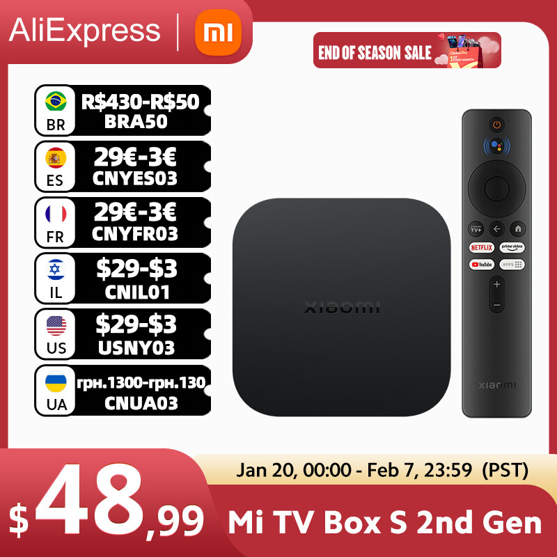 TV Box S 2nd Gen 4K Ultra HD BT5.2 2GB