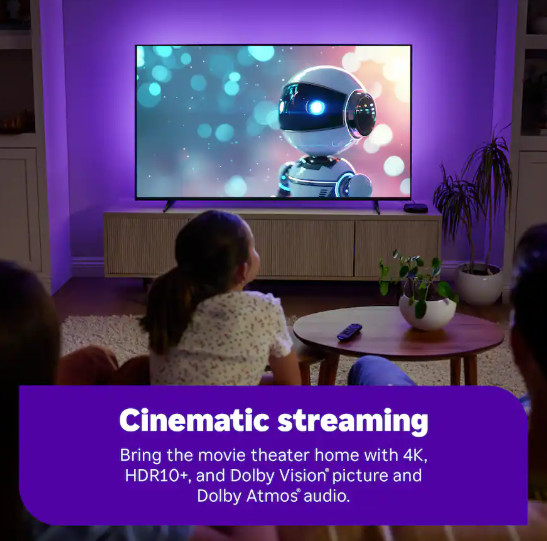 New Roku Ultra Steaming Device Black 4850R NFB