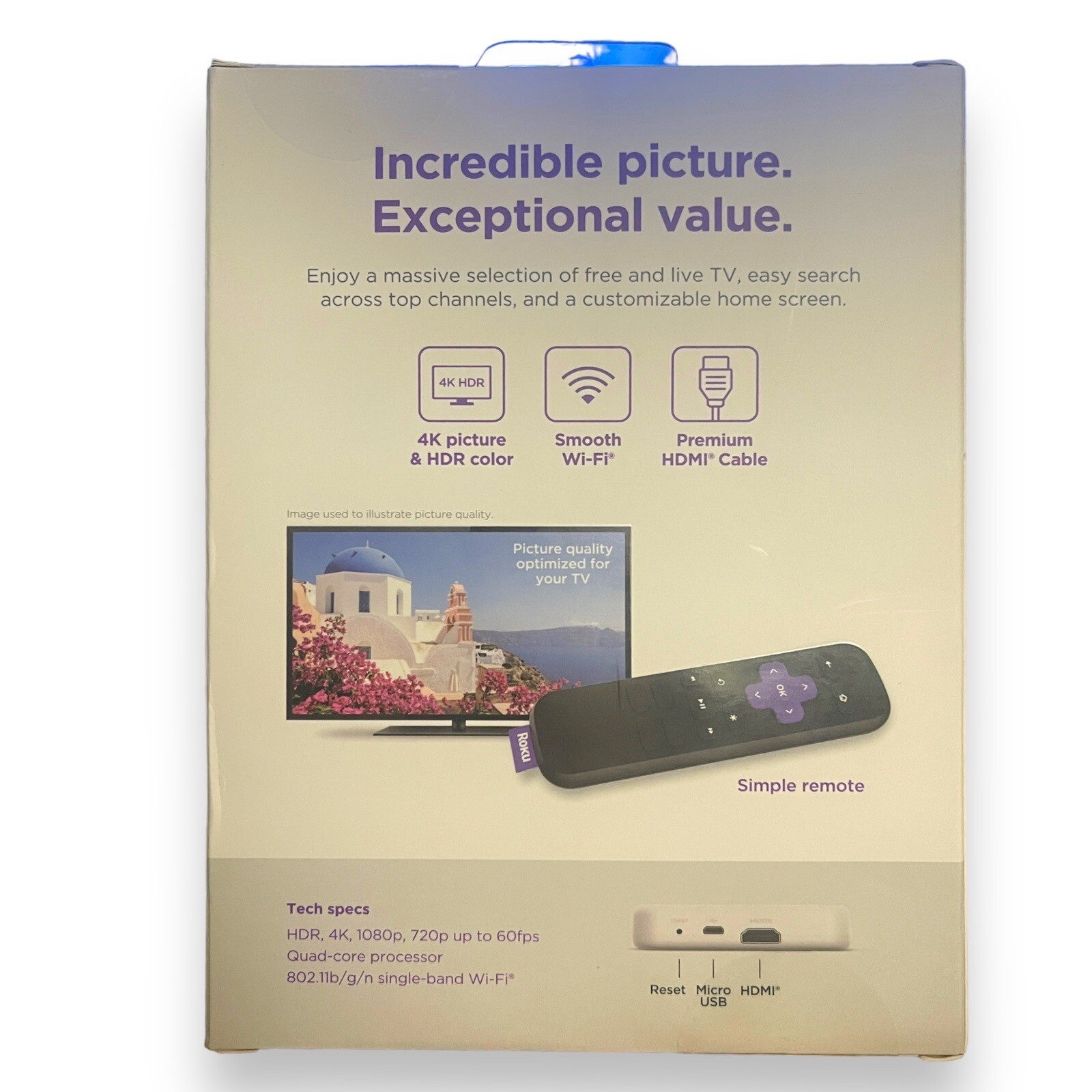 Roku Premiere 3920RW-SW HD | 4K | HDR Streaming Media Player #7175