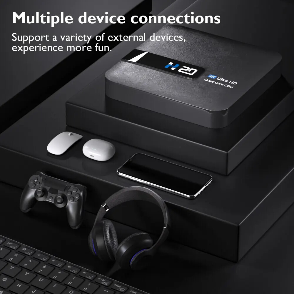 Smart TV Box Android 10.0 2GB 16GB 4K HD H.265 Media Playe 3D Play Fast 1080P