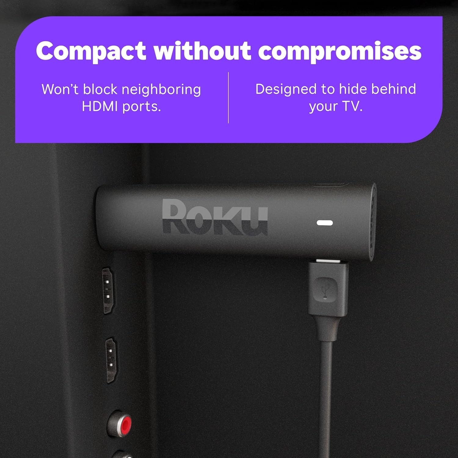 Roku Streaming Stick Plus 4K & HDR Roku Streaming Device for TV w/ Voice Remote