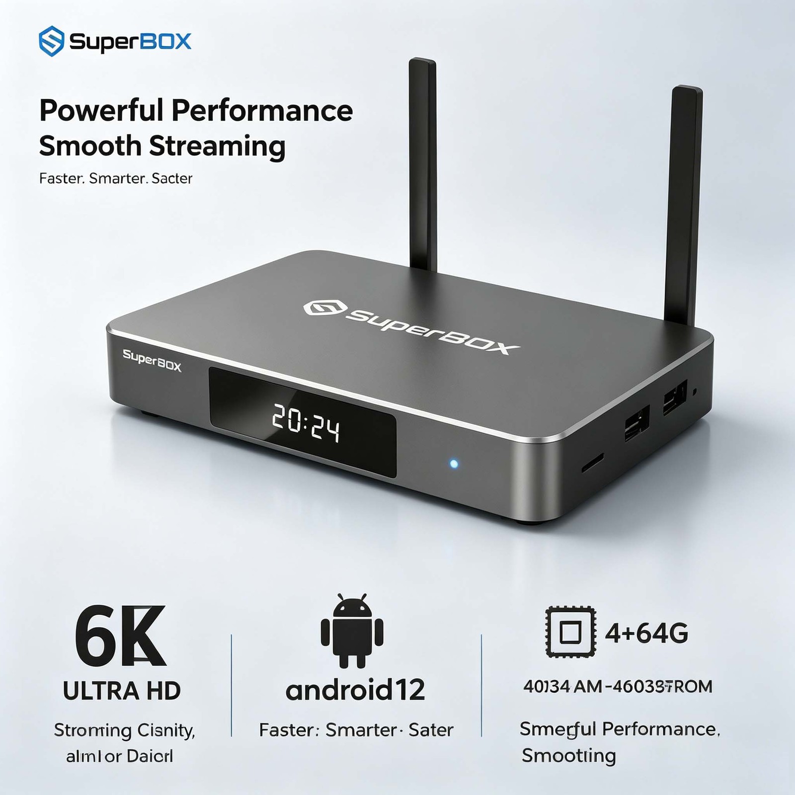 SuperBox S6 Ultra TV BOX Speech Control Authorized Reseller Message To Me