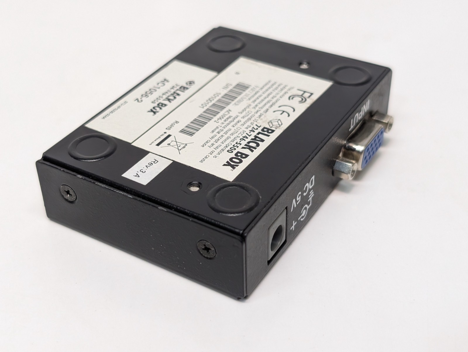 (3) Black Box Compact 2-Channel Simultaneous Display Video Splitters, AC1056-2