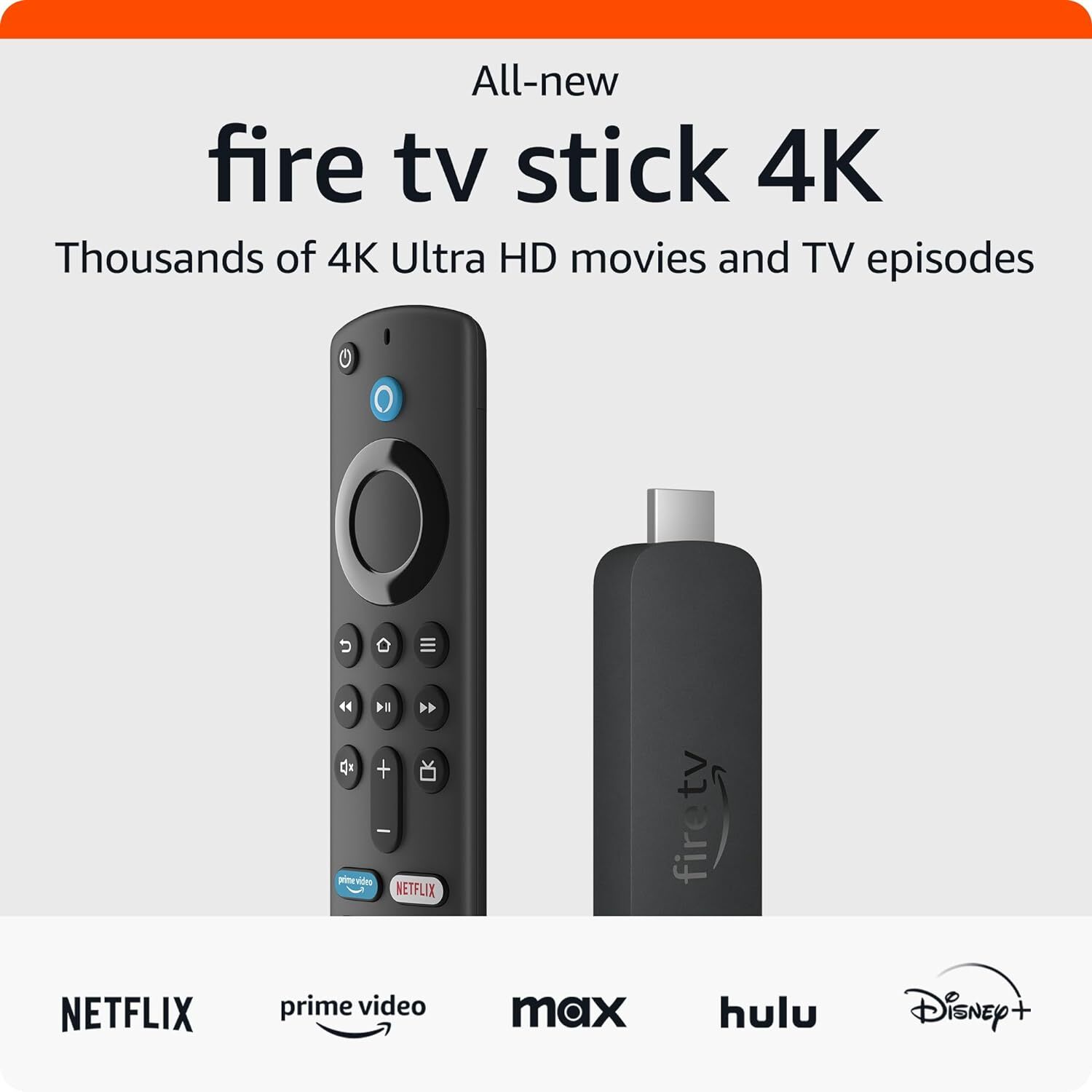 New Amazon Fire TV Stick 4K 2ndGen Ultra HD TV Remote Alexa Voice Control