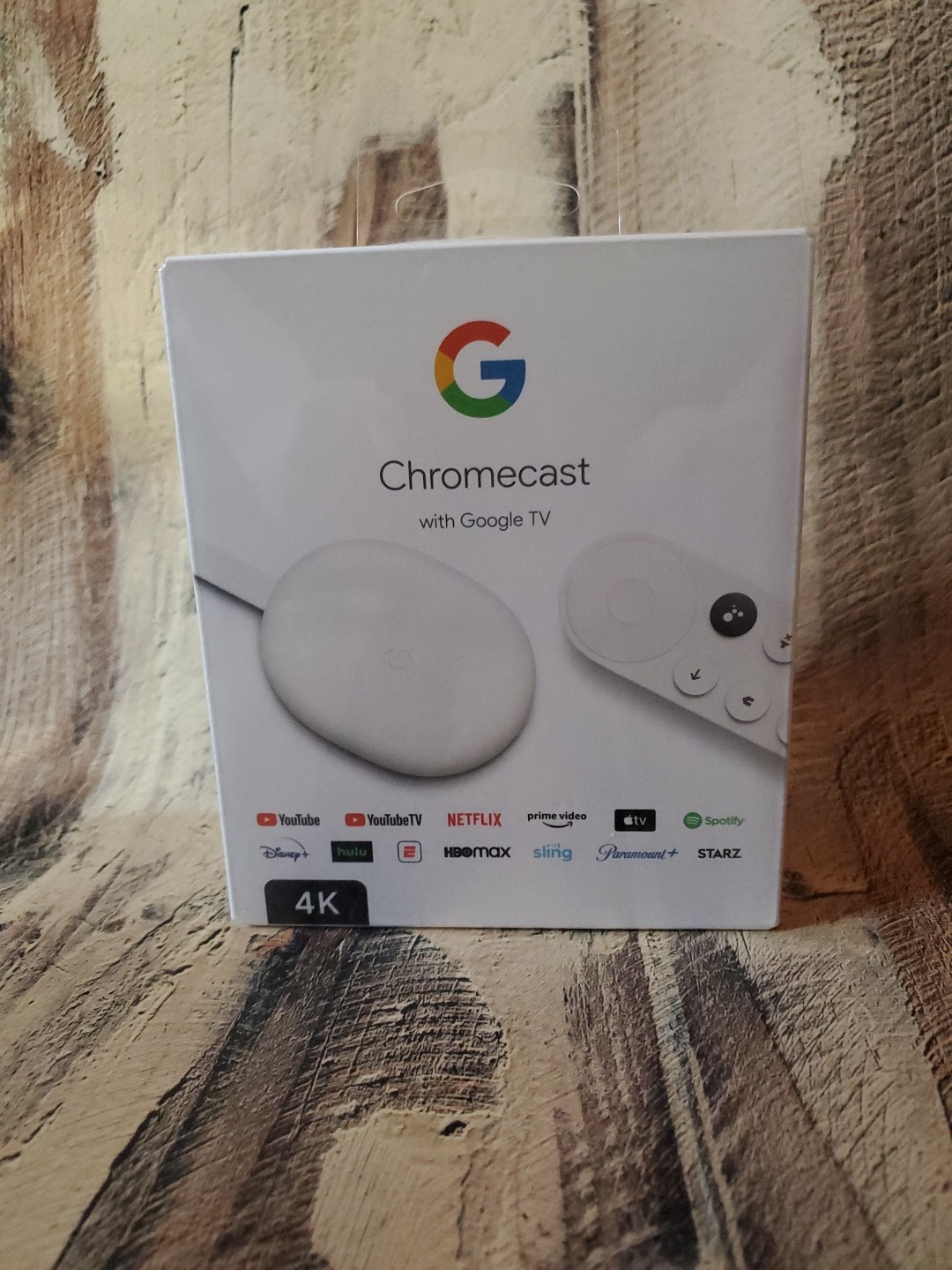 Google Chromecast With Google TV (GA01919-US) 4K – Streaming Stick NEW