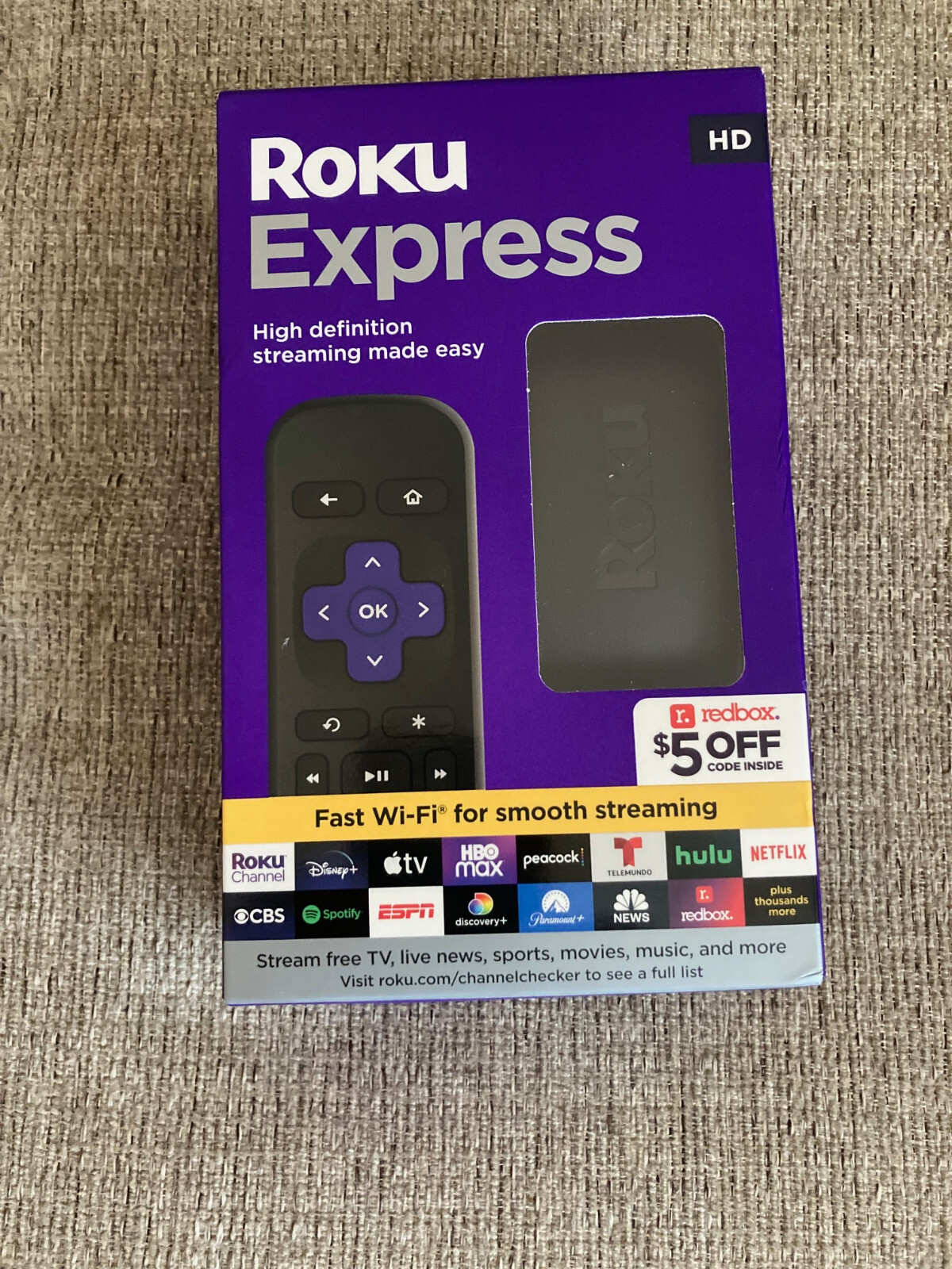 Roku Express (2022) HD High Definition 3960RW – NEW in sealed box FREE SHIPPING
