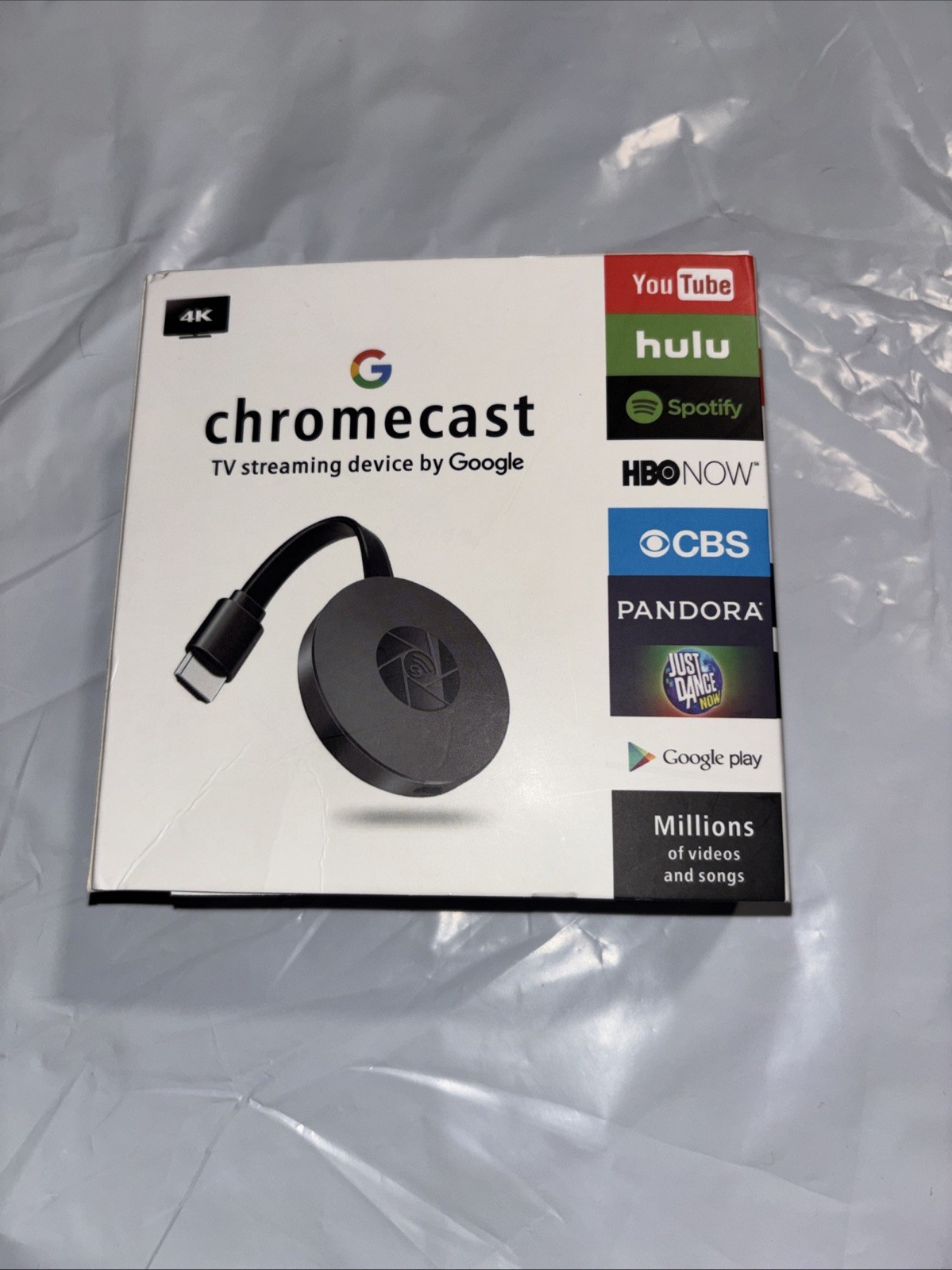 Chromecast 2nd Generation HDMI Media Video Digital Streamer Dongle 1080P HD