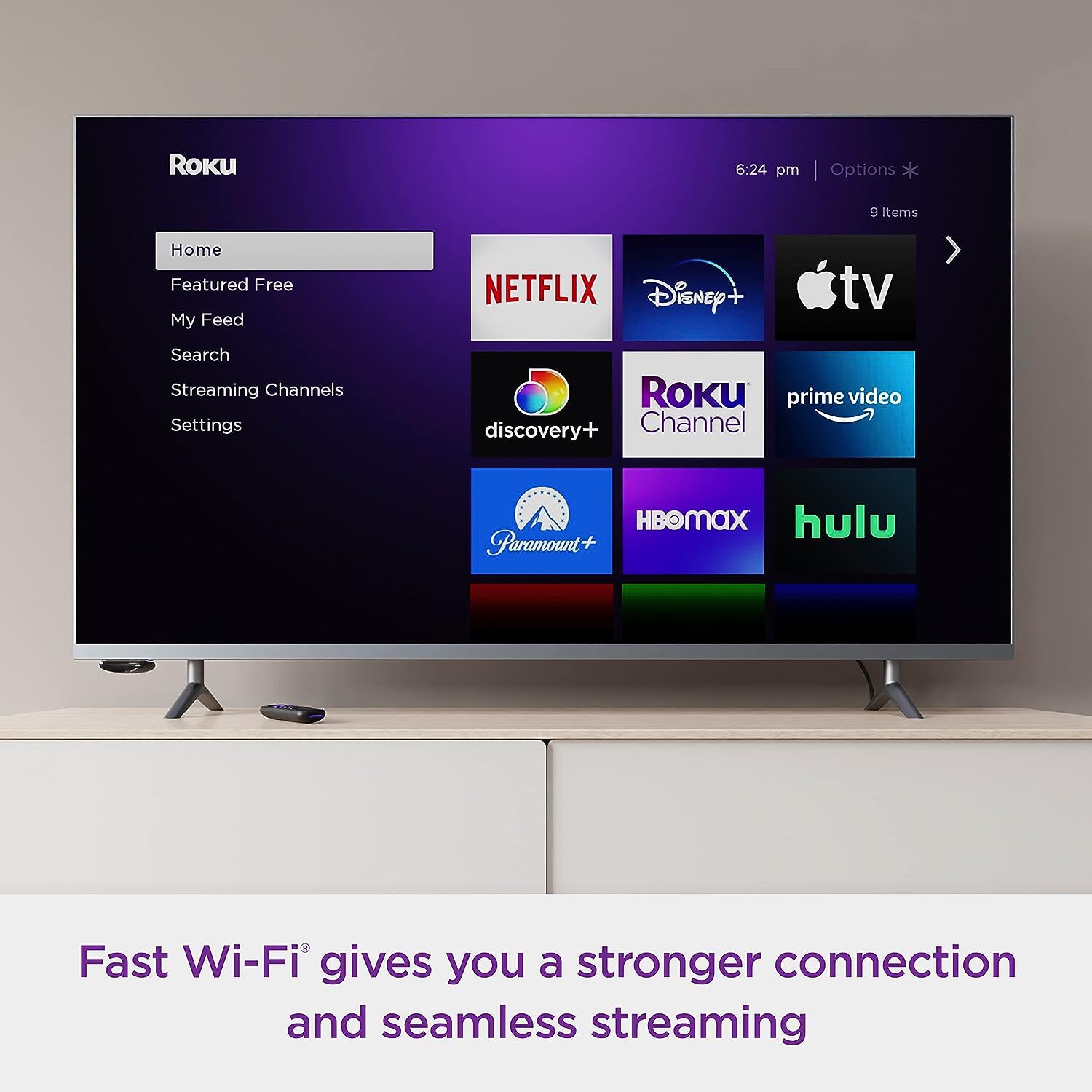 Express 4K+ | Streaming Device 4K/HDR, Voice Remote, Free & Live TV