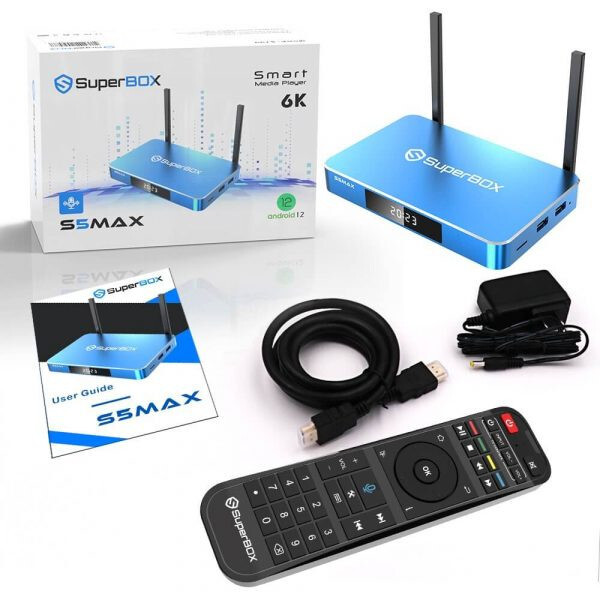 New Certified Authentic Superbox S5 MAX, plus FREE shipping & TV Stand Included!