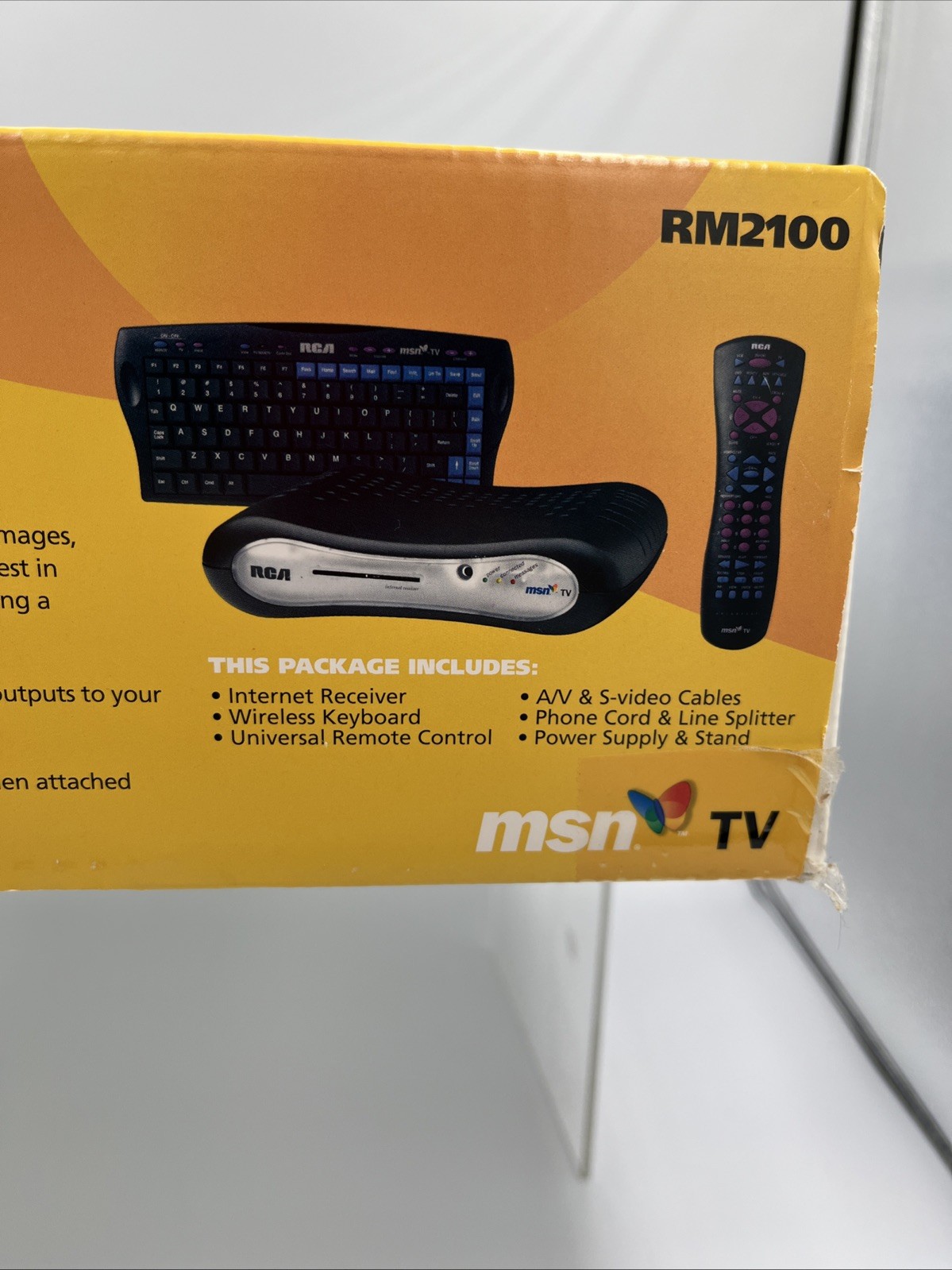 New In Box RCA MSN TV RM2100 Internet Receiver Kit – NO Manual