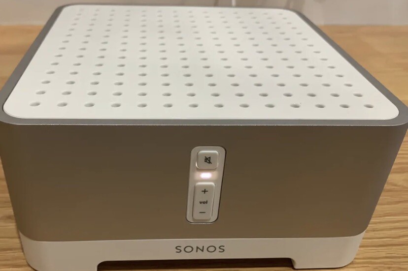 Sonos Connect:Amp Digital Media Streamer White/Gray (CTAZPUS1) Works With S1 App