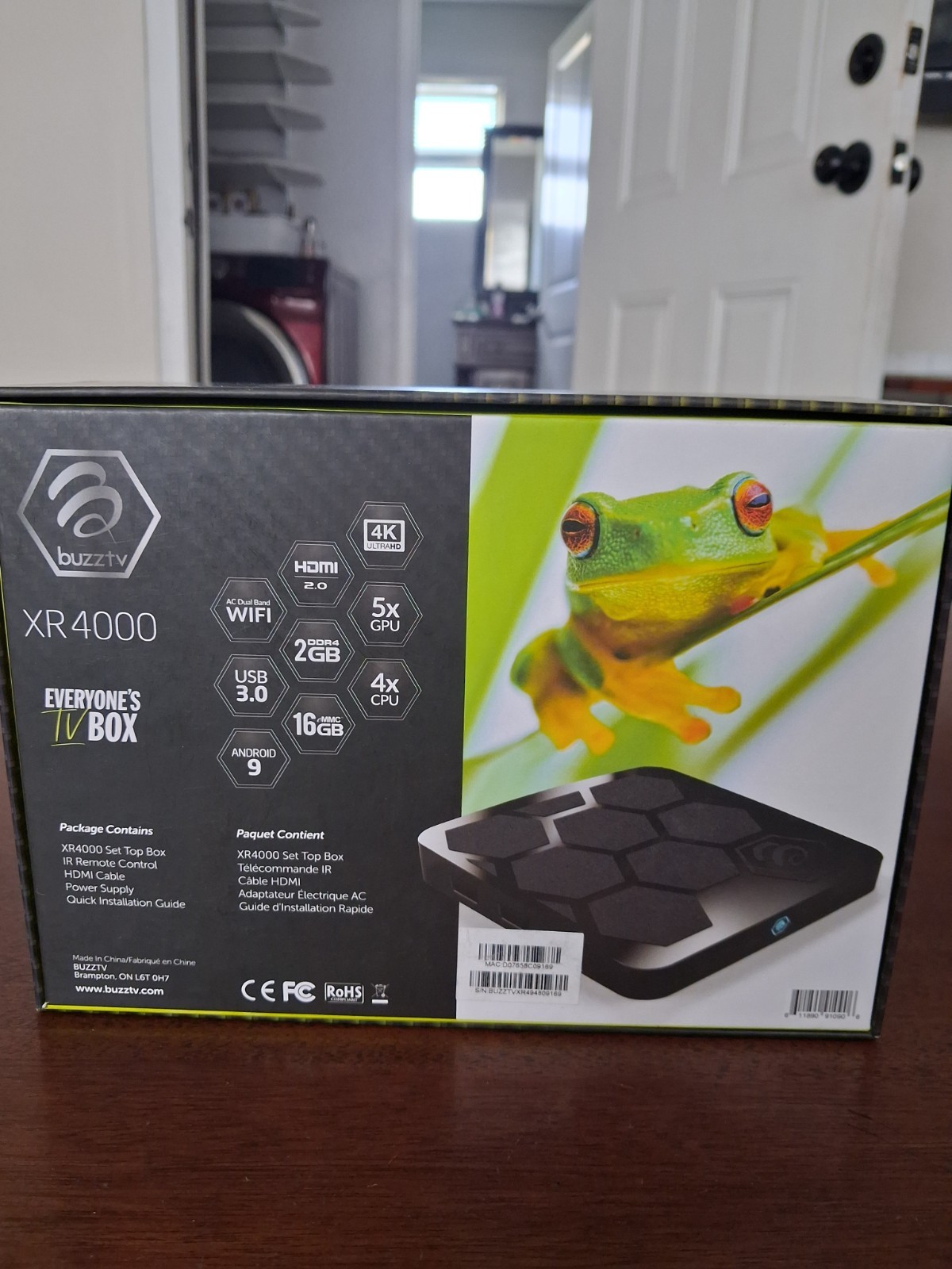 buzztv xr4000, new in box Android Box kit 16GB Storage 2GB Ram