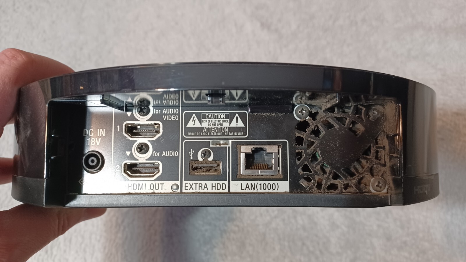Sony FMP-X1 4K Ultra HD Media Player – No power adapter. Untested. Powers on.