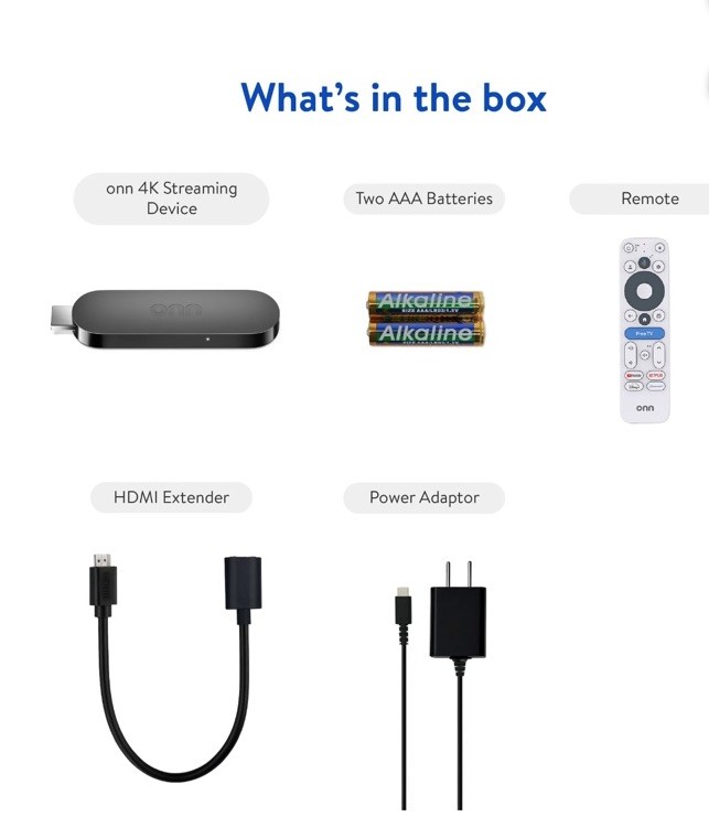 onn 4K Streaming Device, Google TV with Gemini (NEW 2026 Model) – Fast Streaming