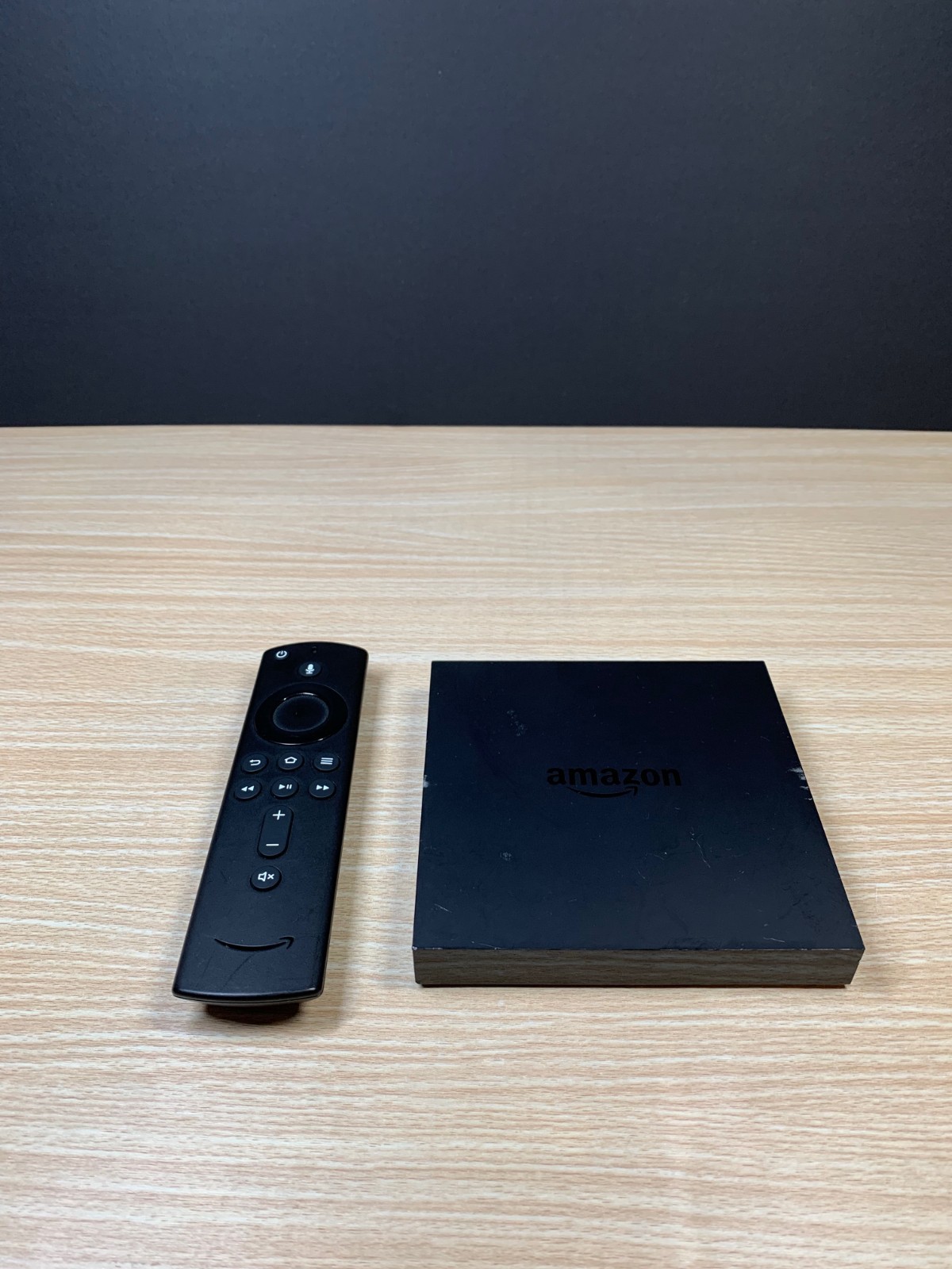 Amazon Fire TV Media Streaming Box Model CL1130 Black w/ Remote-No Power Adapter