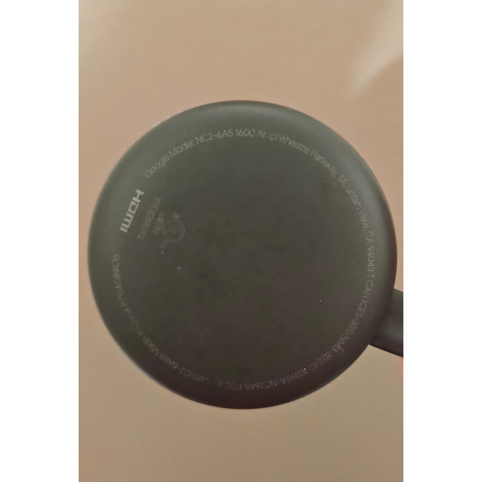 Google Chromecast 2nd Gen NC2-6A5 Digital Media Streamer Charcoal Black HDMI