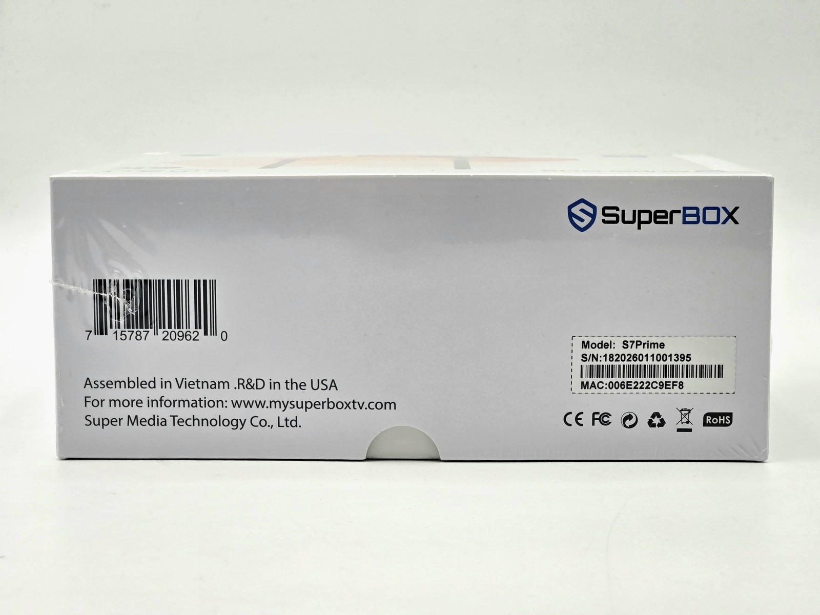 SuperBox S7 Prime Android TV Box 6K Dual-Band WiFi Quad-Core Media Player