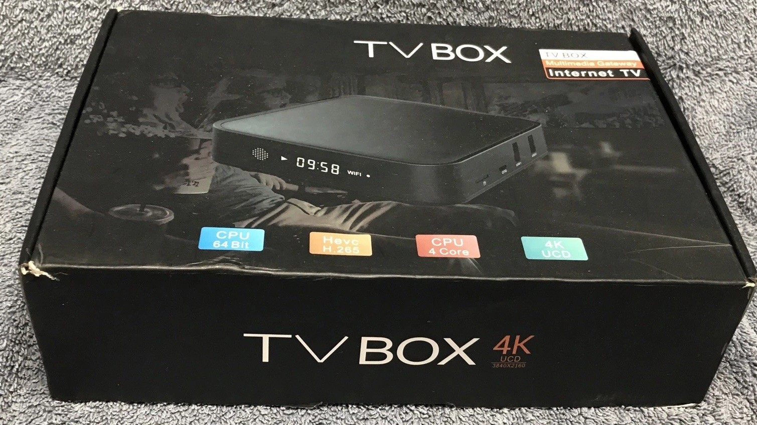 MXQ Pro 4K OTT TV BOX INTERNET TV Multimedia Gateway CPU 64 BIT, Quad Core Open