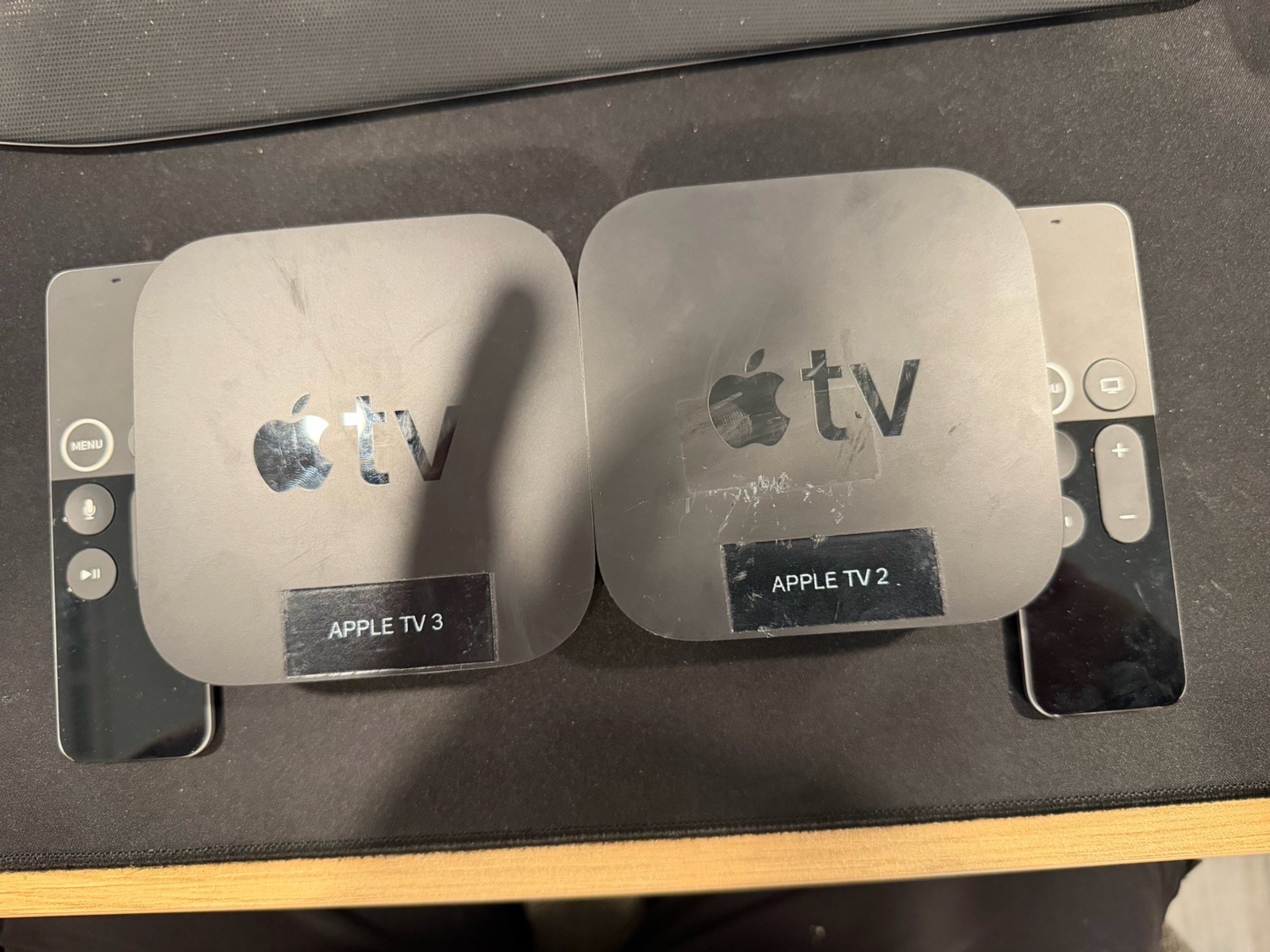 Lot of 2 Apple TV A1842 Media Streamer (with remotes) 4k