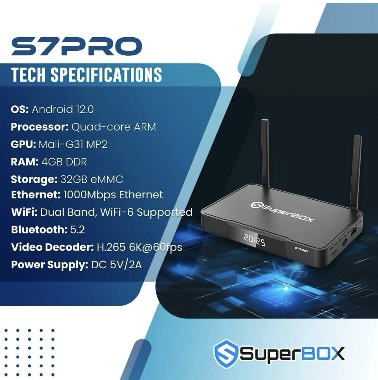 2026 SUPERBOX S7 PRO 🌟Newly Upgraded🌟Fast Same day Shipping🌟Authorized dealer