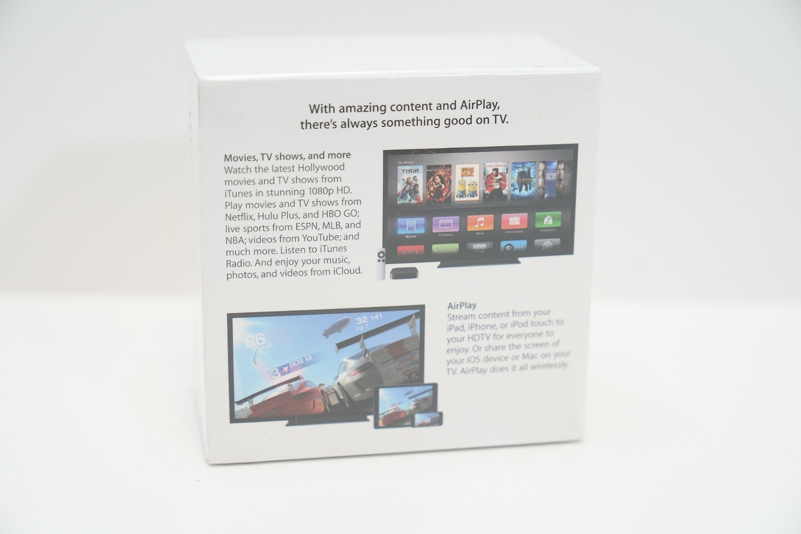 Apple TV (3rd Generation) 8GB Digital HD Media Streamer Factory Sealed