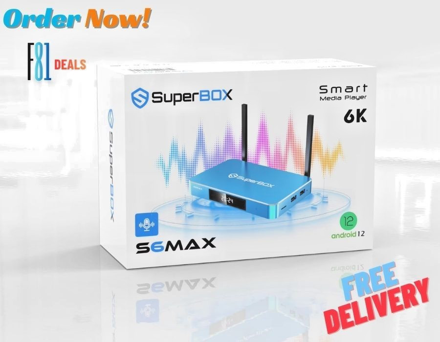 SuperBox S6 Max – Free & Fast Shipping – LIMITED STOCK – Brand New