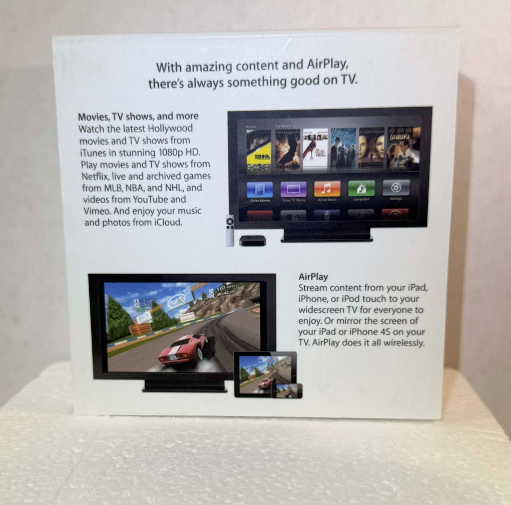 Apple TV (3rd Generation) A1427 Digital HD Media Streamer – Black – Untested