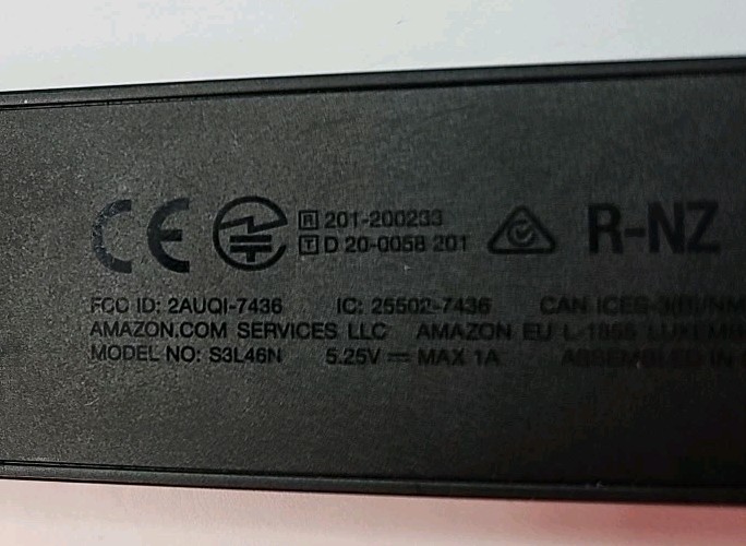 Amazon Fire TV Stick Lite S3L46N 3rd Gen With Remote, Extender Etc. Tested Works