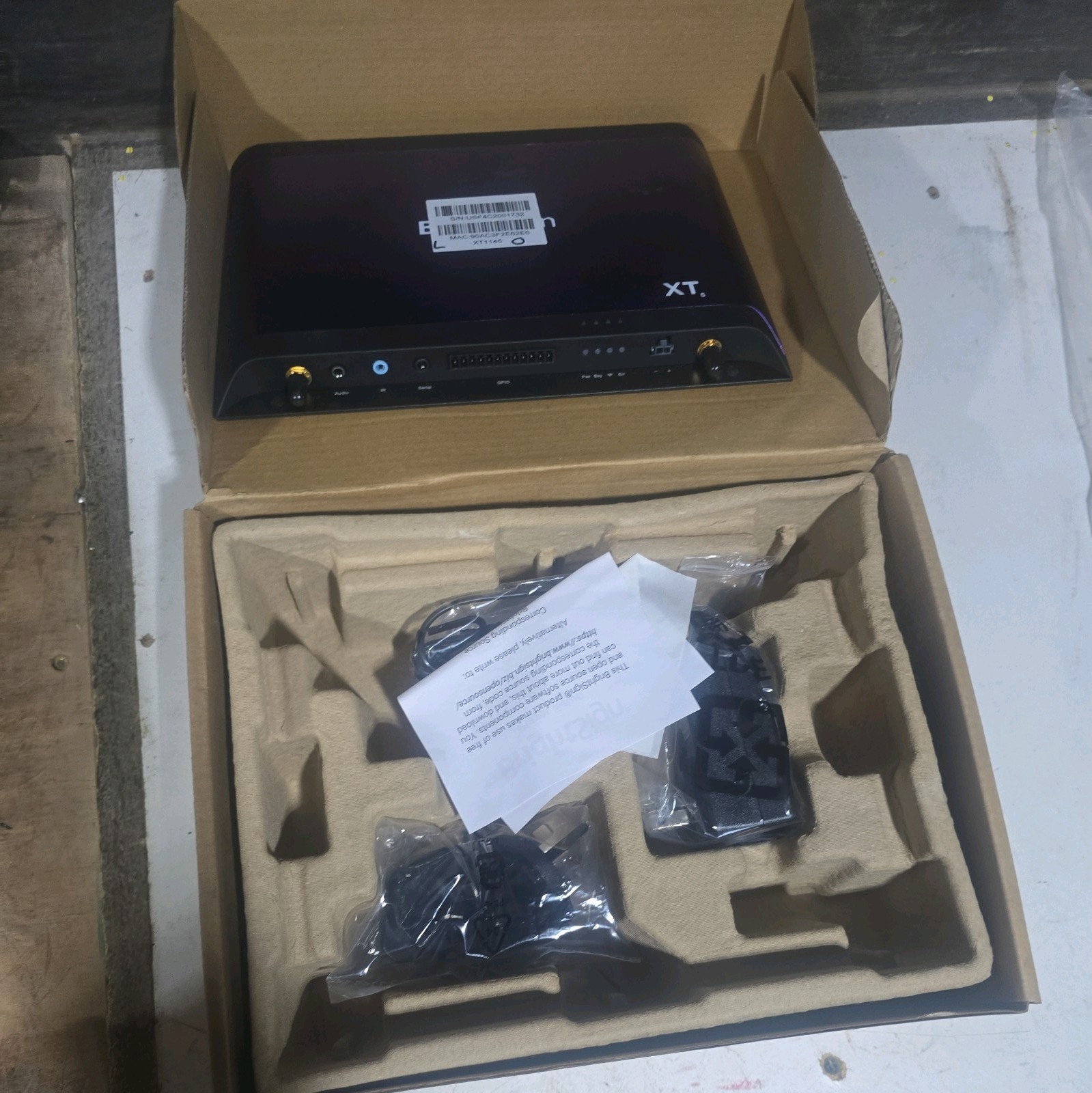 BrightSign XT5 XT1145 Expanded Digital Signage Player