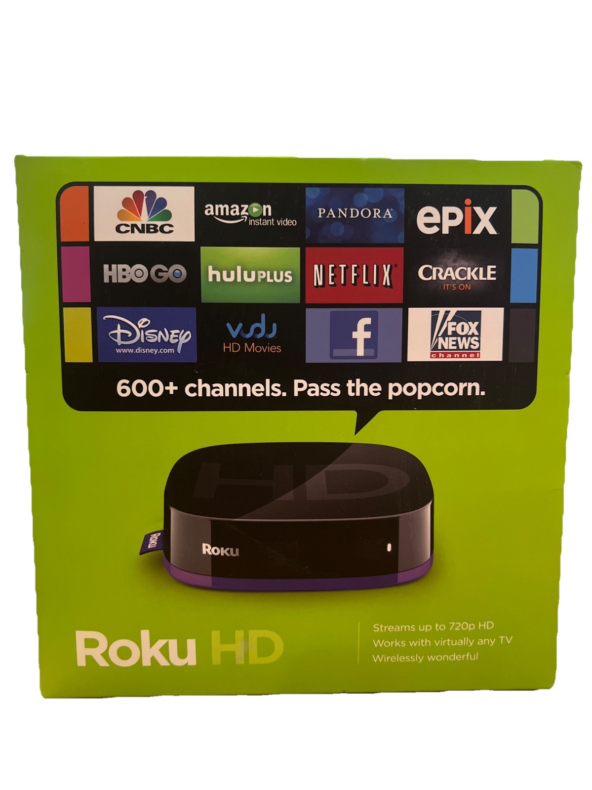 Roku HD (2nd Generation) Streaming Media player SKU/Model# 2500R