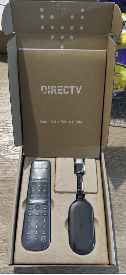 DirecTV Gemini 4K Air Streaming Device P21KW-500 Direct TV w AC Ada Remote NIB