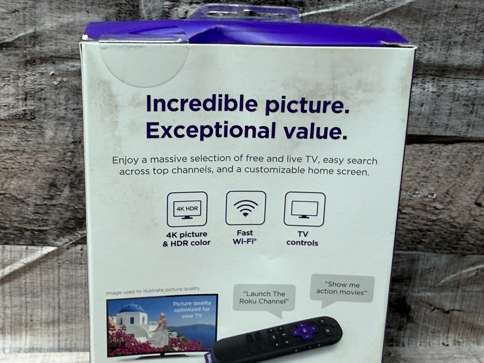 Roku Express 4K+ 3941R2 Streaming Player HDR Voice Remote HDMI Wi-Fi Black