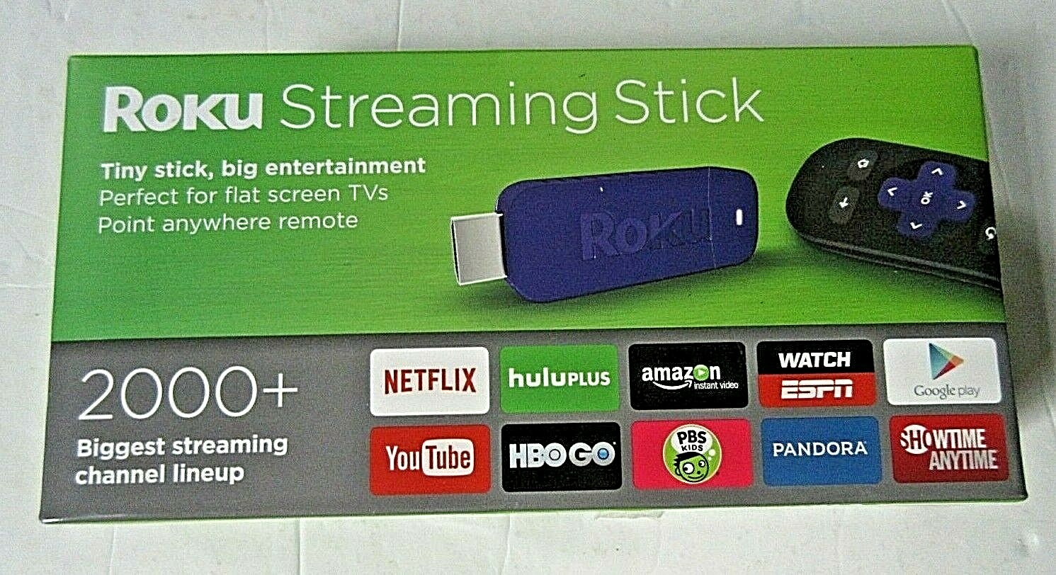 ROKU STREAMING STICK 3500R HDMI WITH REMOTE + CHARGER + USB