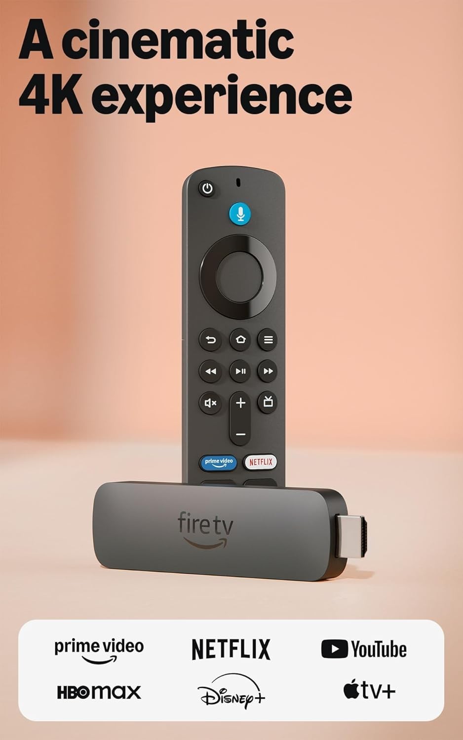 NEW Amazon Fire TV Stick 4K Select Streaming Media Player with Alexa Remote