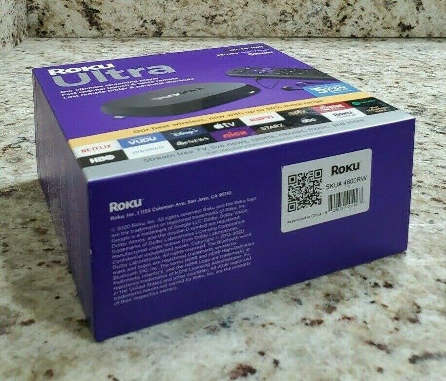 ROKU ULTRA 4K UHD Media Player Dolby Vision Atmos 4800R – Sealed NEW