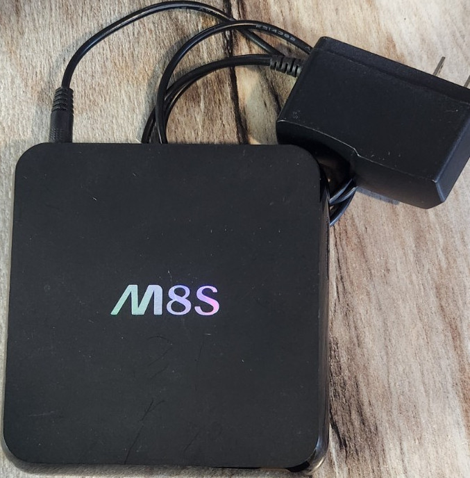 OTT M8S Android TV Box Media Streamer HDMI USB Ethernet Black Memory Card Reader