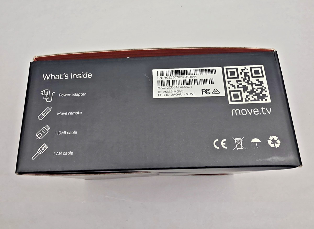 MOVE 4k ultra hd set top box move.tv, New-Free Shipping