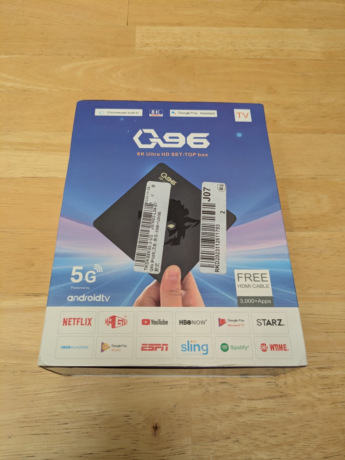Q96 8K Ultra HD Android TV Box OTT Set-Top Box