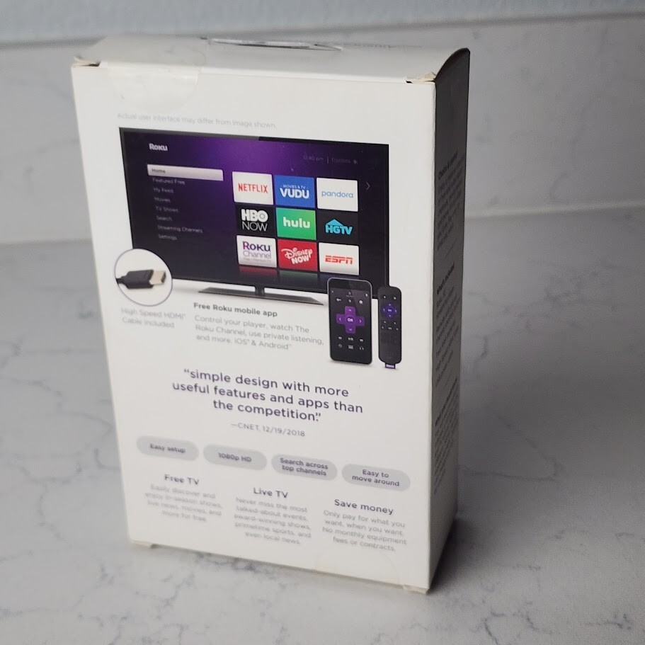 ROKU SE 3930SE HD Streaming Media Player – Simple setup w included HDMI Cable