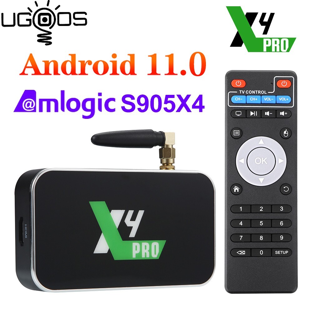 Ugoos X4 Pro 4GB 32GB DDR4 Amlogic S905 X4 Pro S905 Smart TV Box Android