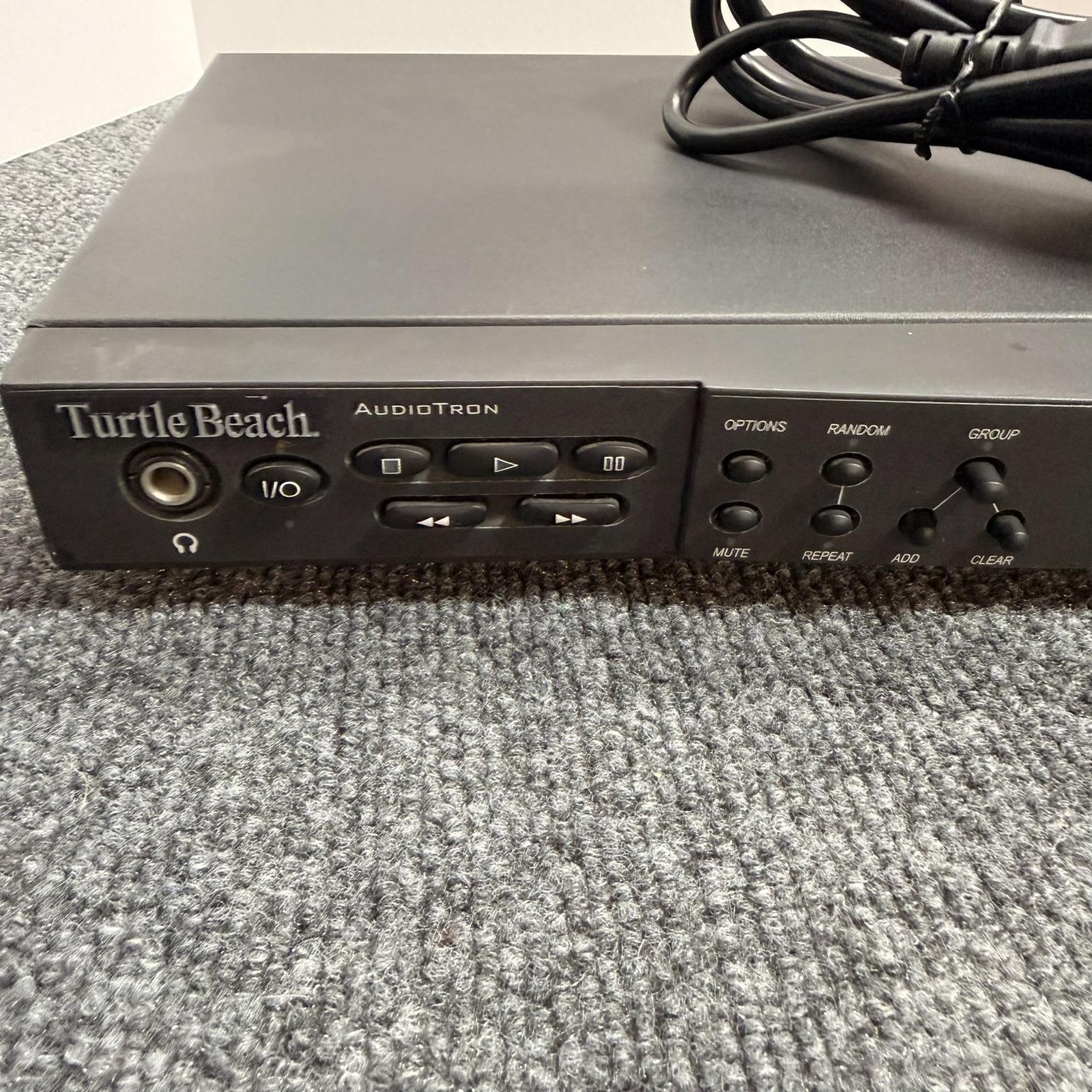 Turtle Beach AudioTron Music Player Black AT100 Network Ethernet Digital RCA